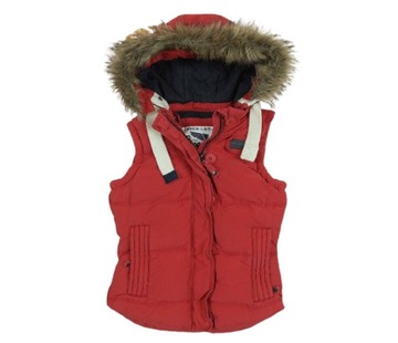 SUPERDRY UNIVERSITY GILET PUCHOWY BEZRĘKAWNIK S