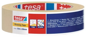 TAŚMA PAPIEROWA MASKUJĄCA TESA MALARSKA 30mm 50m