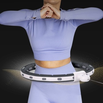 Hula-hop ODCHUDZAJĄCE z wypustkami SKŁADANE KOŁO grawitacyjne Z MASAŻEREM