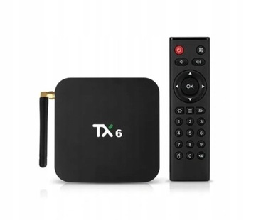 ТВ приставка Mini PC Tx6 Android 9.0 TV-4 Гб