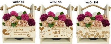 ЦВЕТОКЕРСОН коробка для вина ПОДАРОК ​​на ДЕНЬ МАТЕРИ для цветочного горшка МАМЕ