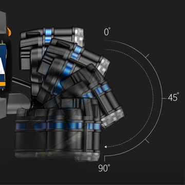 ФАРА 7 X CREE LED МОЩНАЯ РЕГУЛИРУЕМАЯ ФАРА 8 РЕЖИМОВ