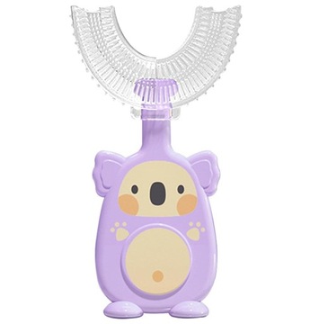 Силиконовая зубная щетка U для детей 2-6 лет, Sd7