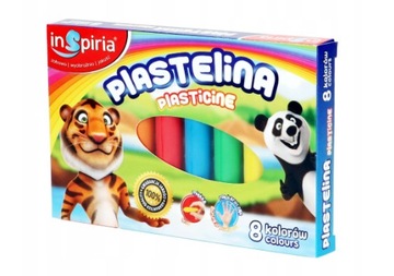 PLASTELINA 8 KOLORÓW INSPIRIA
