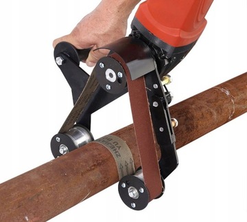 SLIFIERKA TASMOWA POLERKA PRZYSTAWKA DO RUR PORĘCZY NA SZLIFIERKĘ KĄTOWĄ