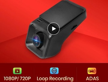 REJESTRATOR JAZDY DVR USB ADAS ANDROID FHD 1920P