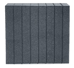 Obrzeża Palisadowe betonowe Wysokie 80 cm grafit