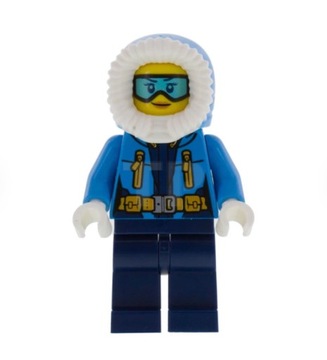 LEGO CITY Arctic Explorer Female cty0926 60195 60196 kobieta kaptur gogle