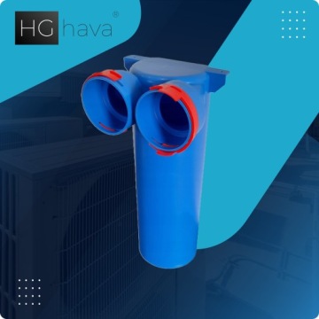 Ящик для рекуперации 2x90 мм fi 125 LONG