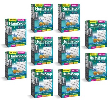 HUMISTOP wkłady do POCHŁANIACZA WILGOCI x 10 szt