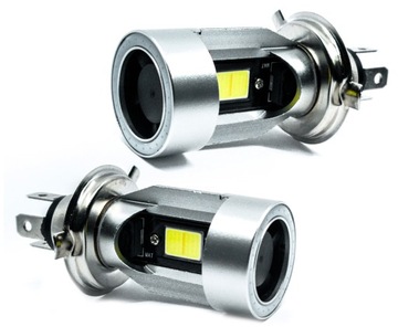 H4 СВЕТОДИОДНАЯ ЛАМПА 25ВТ МОТОЦИКЛ СКУТЕР ВЕРХ БЕЛЫЙ СИНИЙ