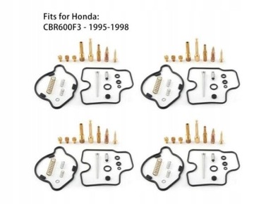 4PCS HONDA CBR600F3 Zestaw naprawy gaźnika
