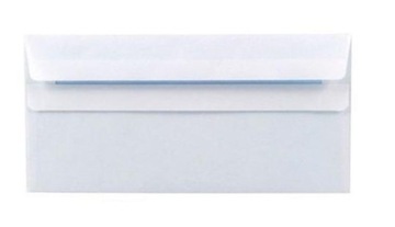 Koperta SK samoklejące białe DL (110 x 220 mm) 50 sztuk