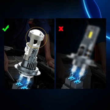 ЛАМПЫ ДЛЯ ПРОЕКТОРОВ LED H7 RETRIFY S&D, 100% ЛИНЗА «РЫБИЙ ГЛАЗ» ИДЕАЛЬНОЙ СТРОКИ