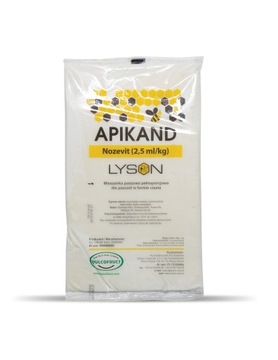 APIKAND z NOZEVIT ciasto 1kg POKARM dla PSZCZÓŁ apikand z NOZEVIT ciasto