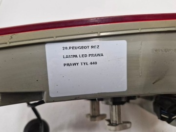 PEUGEOT RCZ SVĚTLO LED PRAVÝ ZADNÍ PRAVÁ