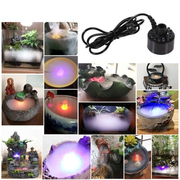 УЛЬТРАЗВУКОВОЙ НЕБУЛАЙЗЕР, РАСПЫЛИТЕЛЬ ТУМАНА, СВЕТОДИОДНЫЙ, ДЛЯ ФОНТАНА, ПРУДА, ТУМАНА