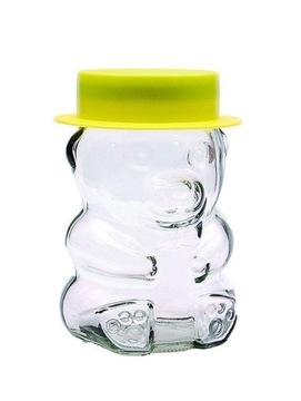 Słoik 280ml NIEDŹWIADEK Z NAKRĘTKĄ i kapeluszem