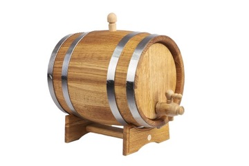 Дубовая бочка 5л для виски, самогона, вина, ликеров (с сертификатом ПЖ)