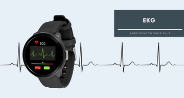 Умные часы WM18 черные кожаные Watchmark