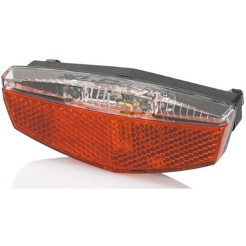 Задний фонарь с аккумулятором XLC USB 300 мАч 50/80 мм для багажника или подседельного штыря