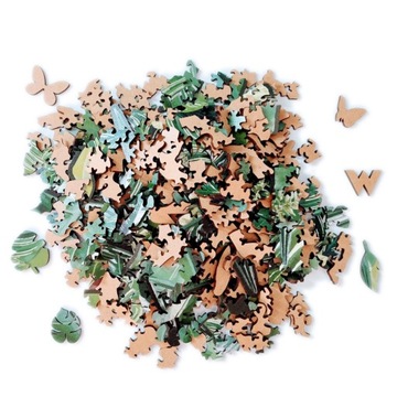 ДЕРЕВЯННЫЙ ПАЗЛ «ЛИСТЬЯ ДЖУНГЛЕЙ» 435 деталей