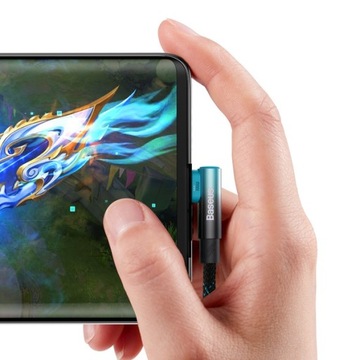 Угловой кабель с боковым разъемом USB — USB-C MVP 2 Колено 100 Вт PD 5A 1
