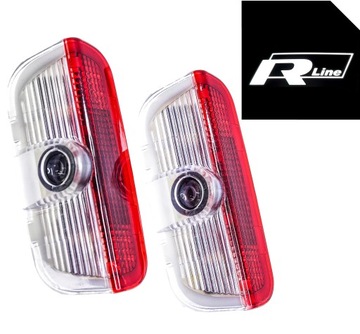 Volkswagen R line LED Logo Projector HD+ Premium Arteon Passat Tiguan Golf