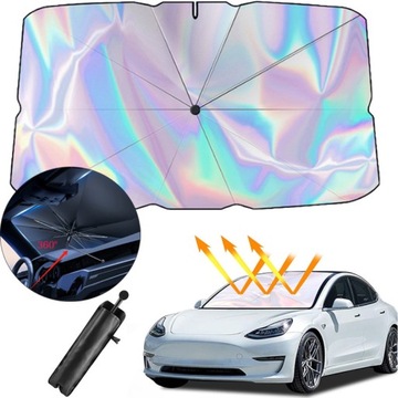 PARASOL OSŁONA MATA UV DO SAMOCHODU PRZEDNIĄ SZYBĘ OCHRONA PRZECIWSŁONECZNA