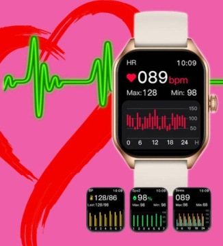 SMARTWATCH RUBICON RNCF03 ЗВОНКИ ИМПУЛЬСНЫЙ ВЫЗОВ