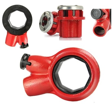 GRZECHOTKA GWINTOWNICY Z RĄCZKĄ + GWINTOWNICA NARZYNKA DO RUR 3/4