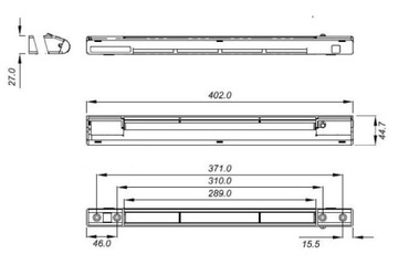 Nawiewnik AERECO EMM 707 z okapem akustycznym cichy okap 4 kolory 38db