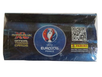 ОРИГИНАЛЬНАЯ КОРОБКА PANINI ADRENALYN XL EURO 2016 НА 50 ПАКЕТОВ ФУТБОЛЬНЫХ КАРТОЧЕК