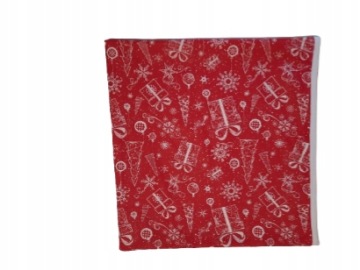 POSZEWKA JASKIEK 100% PREZENTY CZERWONE 40x50 CM