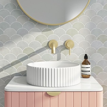 VELDMAN КЕРАМИЧЕСКАЯ НАСТОЛЬНАЯ РАКОВИНА, RURATED, ВЕРОНА