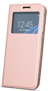 Etui Kabura Book Huawei P20 Lite różowy