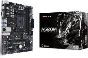 PŁYTA GŁÓWNA BIOSTAR A520MH NVMe USB3.2 DDR4-4933+