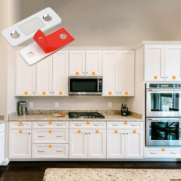 10x МЕБЕЛЬНЫЙ ЗАМОК МАГНИТНЫЙ ЗАМОК ШКАФА МАГНИТ ДЛЯ МЕБЕЛЬНОЙ ПОЛКИ ШКАФА