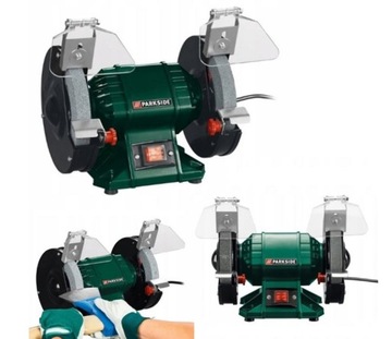 Parkside Szlifierka stołowa podwójna PDOS 200 C2, 200W