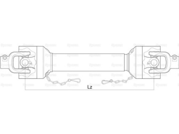 ВОМ в сборе Sparex 1210 мм
