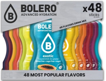 BOLERO 48szt MIX NAJLEPSZYCH SMAKÓW DO SODASTREAM