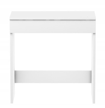 КОНСОЛЬНЫЙ СТОЛИК 72 СМ С ЯЩИКОМ МАТОВЫЙ БЕЛЫЙ ПРОИЗВОДИТЕЛЬ