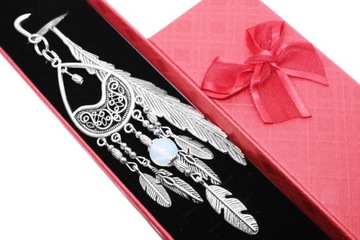 ZAKŁADKA DO KSIĄŻKI ŁAPACZ SNÓW opalit biały