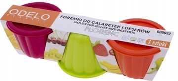 Foremki do galaretek i deserów komplet 3szt