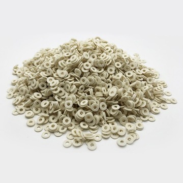 50 шт., труба, клапан, фетровые шайбы, накладка на музыкальный инструмент, белый цвет