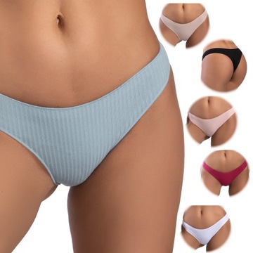 Удобные женские вещи из хлопка в полоску, 6 уп.