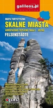 MAPA TURYSTYCZNA - SKALNE MIASTA 1:35 000 W.2022 PRACA ZBIOROWA