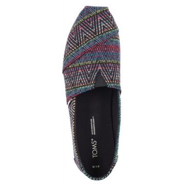 Buty Espadryle Damskie Toms Alpargata Black Czarne