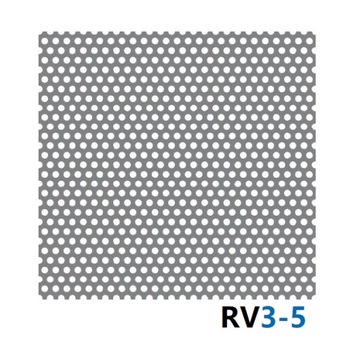 Лист алюминиевый перфорированный размером 2 РВ 3-5