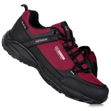 Buty męskie, sportowe DK Predator Low BORDO M WODOODPORNE AQUA SOFTSHELL